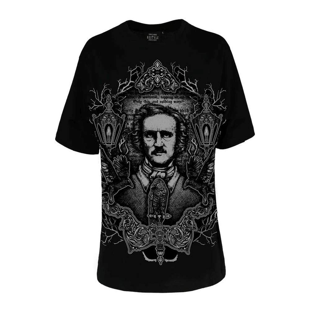 Restyle - Edgar Poe Top - Black